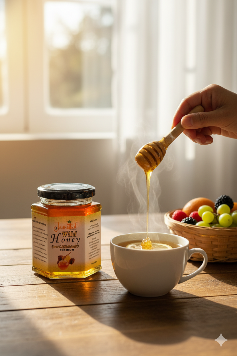 Wild  Honey 350g – Raw Natural Honey | Forest-Foraged | Jannathul Nayeem